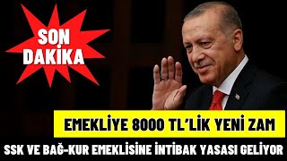 16 milyon emekliye 8000 TLlik EK ZAM müjdesi [upl. by Melc831]