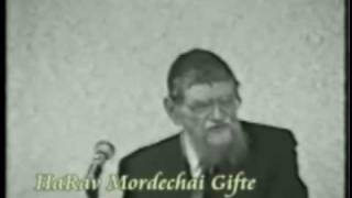 Rabbi Mordechai Gifter Rosh Yeshivas Telz [upl. by Ahsitak146]