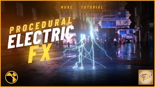 Procedural Electric FX in Nuke  By Harshit  The CG Fools vfx Cgi [upl. by Yennek]