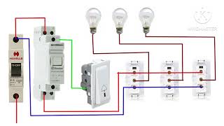 How to use Latching Relay at Your House Wiring latching Master electrician wiring [upl. by Chrisman]