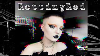 Makeup Tutorial 25  Gothic SpiderWeb Eyeliner  RottingRed [upl. by Enyrehtac]