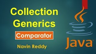 115 Collection and Generics  Comparator Interface [upl. by Julianne449]