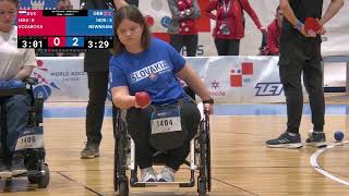 Zagreb World Boccia Challenger 11042024 Final Kristína Vozárová 🇸🇰 vs Sophie Newman 🇬🇧 BC4 [upl. by Aoh]