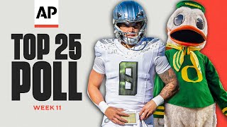 AP Top 25 Poll Released Oregon UNANIMOUS No 1 Texas AampM DROPS to No 15 [upl. by Lexy99]