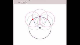 Mascheronis Construction of the Center of a Circle [upl. by Cleodel]