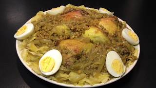 RECETTE TRADITIONNELLE MAROCAINE LA RFISSA [upl. by Halak533]