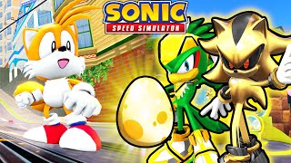 Unlocking Gold Android Shadow amp Jet in Sonic Speed Simulator Free Gold Eggs Guide [upl. by Notxap706]