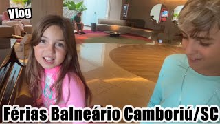 VLOG VIAGEM DE FÉRIAS  BALNEÁRIO CAMBORIÚPRAIAHOTELAVIÃOAEROPORTO  ENZO amp NIC [upl. by Ynafit]