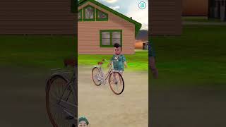 Cycle wala saamp 😯😰😰 cartoon makejokehorrorstory animation kids viralvideo shorts [upl. by Annadiane]