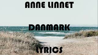 Anne Linne  Danmark Lyrics [upl. by Llehcim351]