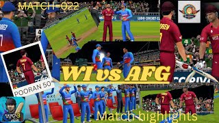 WI vs AFG  ICC T20 WORLDCUP 2024  MATCH HIGHLIGHTS  cricket trending trendingshorts [upl. by Alekim]