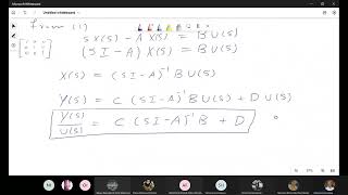 Control Theory  State Space to Transfer Function [upl. by Lareena688]