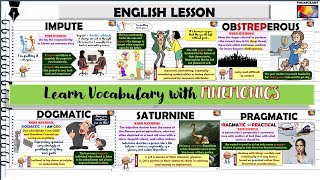 Mnemonics Learn and understand English Vocabulary effortlessly [upl. by Tirreg]