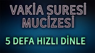 VAKİA SURESİ DİNLE 5 DEFA Faziletli Dualar [upl. by Airreis]