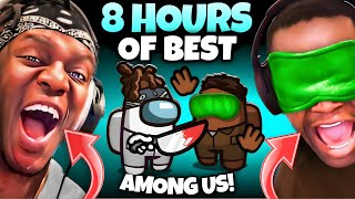 8 HOURS OF SIDEMEN AMONG US BEST VIDEOS [upl. by Bertie799]