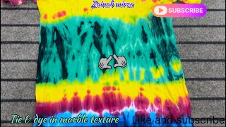 Tie and dye like a pro at home  easy tie and dye  how to tie and dye [upl. by Cirilla]