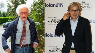 Stasera Italia scontro tra Vittorio Sgarbi e Giampiero Mughini volano parole e sedie in studio [upl. by Alano]