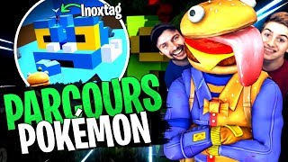 Le Meilleur Parcours Pokémon avec la Team Croûton sur Fortnite Créatif [upl. by Reprah]