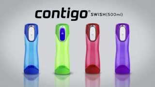 Drikkeflaske 500 ml Contigo Swish kids bottle [upl. by Yekciv923]