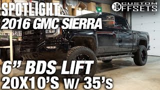 Spotlight  2016 Gmc Sierra 1500 20x10 24s and 35s [upl. by Aissej965]