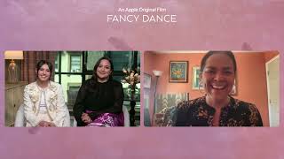 Lily Gladstone and Isabel DeroyOlson talk quotFancy Dancequot with Antonia Gonzales Native indigenous [upl. by Mihe]