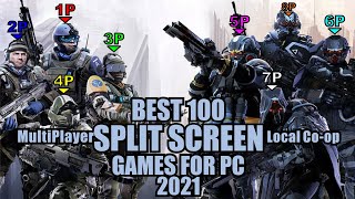 Top 100 Games split screen  Local Coop  Multiplayer Offline in 2021 [upl. by Aleydis]