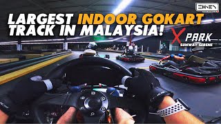 Indoor GoKart Session  TraXion Karting at X Park Sunway Serene [upl. by Sauers]