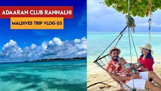 Maldives Vlog 03  Water bungalow in Maldives  Maldives trip with baby  Maldives Malayalam Vlog [upl. by Etireuqram]