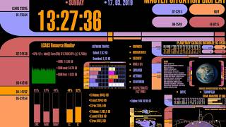 Star Trek LCARS Desktop Resource Monitor Installation Tutorial [upl. by Boles]