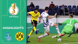 MSV Duisburg vs Borussia Dortmund 05  Highlights  DFBPokal 202021  1st Round [upl. by Yart613]