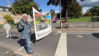 28924 Angemeldete Blockade in Bonn von Extinction Rebellion Bonn und Soest [upl. by Burney302]