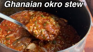 How to prepare the best okro stew in Ghana Simple step by step recipe [upl. by Nena202]