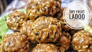 सर्दियों के लिए ड्राई फ्रूट लड्डू  Dry fruit ladoo  Ladoo recipe  Winter special [upl. by Issej250]