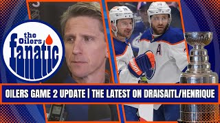 Edmonton Oilers GAME 2 Update  The Latest On Leon Draisaitl amp Adam Henrique [upl. by Cacilia]