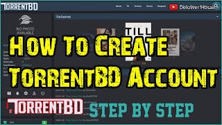 How To Create a TorrentBD Account Easily  TorrentBD Account Full tutorial  Get a reffer now [upl. by Salvidor]