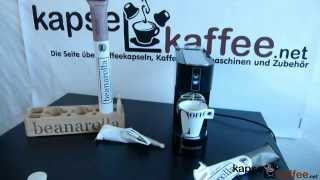 Caffe Crema Zubereitung beanarella Puk Kapselmaschine [upl. by Nonad]