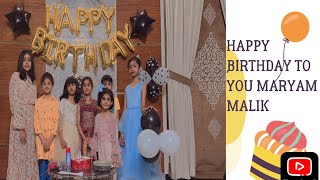 Birthday Vlog  Happy Birthday To You  Maryam Malik  Celebrate Maryam Birthday  Birthday Party [upl. by Epifano787]