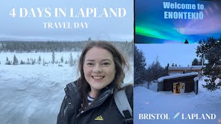 4 Days in LAPLAND  Day 1  Travel Day  Bristol to Lapland  Transun Search for the Northern Lights [upl. by Nilam]