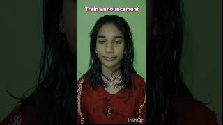 Train announcement English assignment of odisha Adarsha vidyalaya mahulia Rasogovind pur Mayurbhanj [upl. by Duwad]