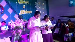 Hermanas jóvenes cantando himnos para Dios🕊️noche de bodas❤️G y M❤️ [upl. by Llehsyt]