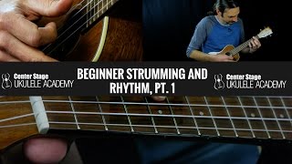 Ukulele Strumming Patterns for Beginners  Exercise 1 [upl. by Labors]