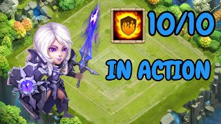 1010 Flame Guard Rosaleen In Action l Castle Clash [upl. by Jamima169]