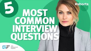 5 Most Common Interview Questions shorts [upl. by Armat340]