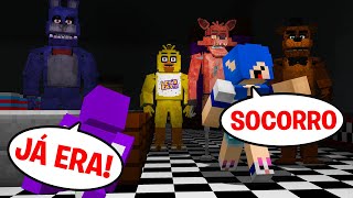 ELES NÃO VAI PEGAR A GENTE… FNAF DOOM MINECRAFT [upl. by Doig978]