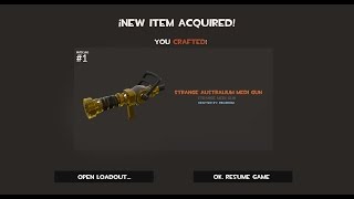 How to Craft an Australium Medi Gun in TF2 [upl. by Steffy]