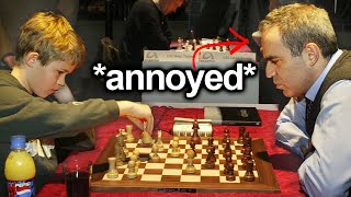 When Young Magnus Carlsen Challenged Garry Kasparov [upl. by Aiden]