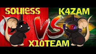 transformiceX10TEAM  K4ZAMBR VS SOULESSTR  P1 MODE [upl. by Nylknarf864]