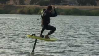 Kite Foil Boarding with Adam [upl. by Savihc]