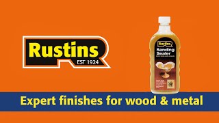 Rustins Sanding Sealer [upl. by Refiffej507]