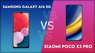 Samsung Galaxy A14 5G vs Xiaomi Poco X3 Pro Technical Comparison [upl. by Ybrik]